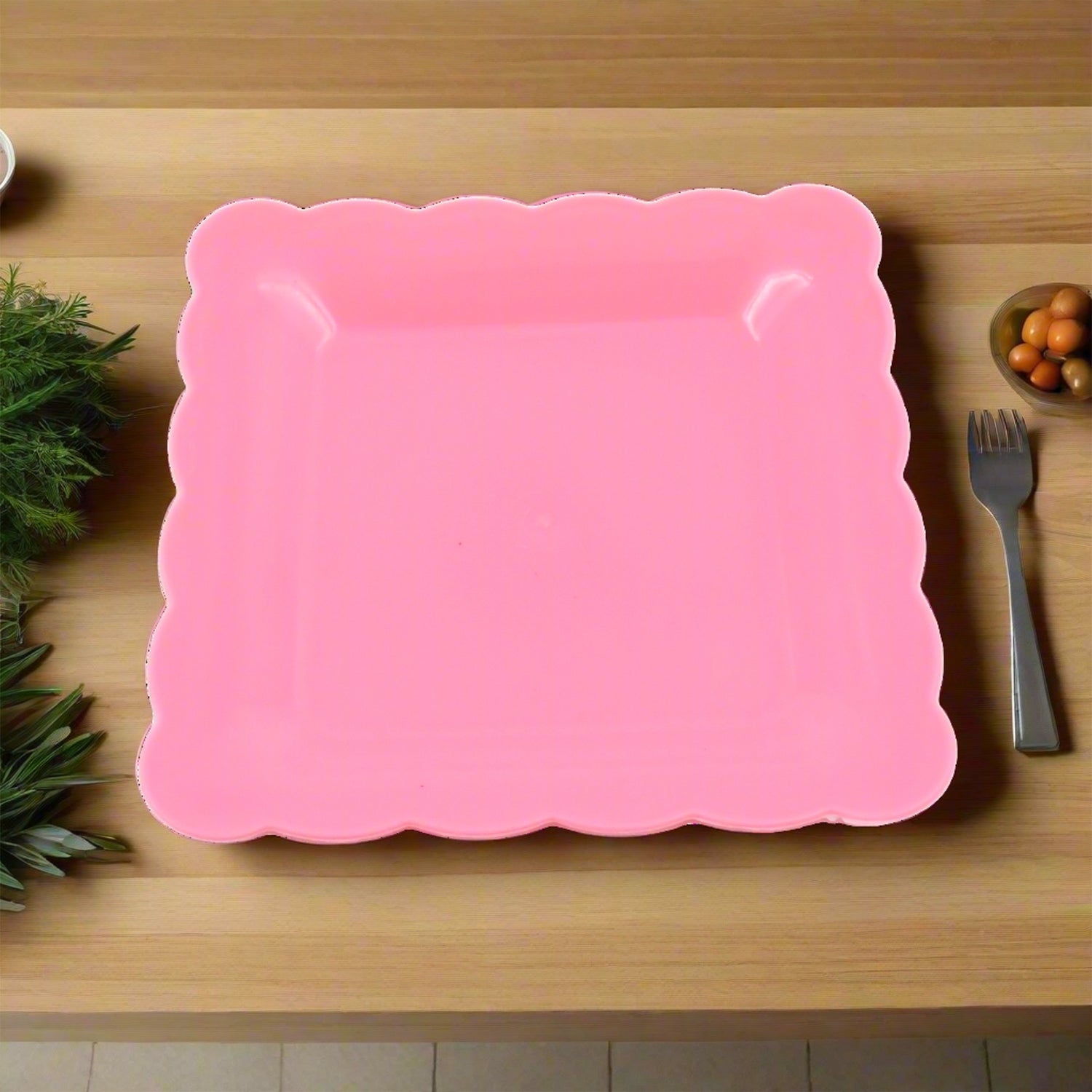 Square Plastic Dinner Plate Snacks / Breakfast, Restaurant Serving Trays Home School Coffee Hotel Kitchen Office (8 Pcs Set) Square Plastic Dinner Plate Snacks / Breakfast, Restaurant Serving Trays Home School Coffee Hotel Kitchen Office (8 Pcs Set)